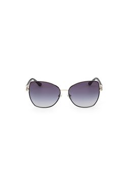 Guess - Grey 100% UV Protected Cat Eye Shaped Sunglass For Women (GUS0025901B59SG) (59)
