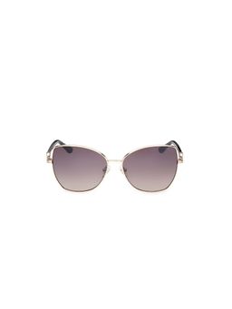 Guess - Brown 100% UV Protected Cat Eye Shaped Sunglass For Women (GUS0025932G59SG) (59)