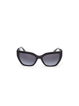 Guess - Grey 100% UV Protected Cat Eye Shaped Sunglass For Women (GUS0026401B55SG) (55)