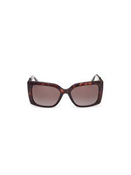 Guess - Brown 100% UV Protected Rectangular Shaped Sunglass For Women (GUS00265-H52F55SG) (55)