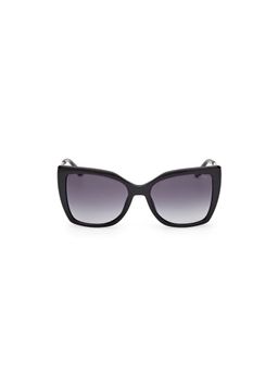 Guess - Grey 100% UV Protected Cat Eye Shaped Sunglass For Women (GUS0026601B56SG) (56)