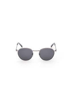 Guess - Grey 100% UV Protected Round Shaped Sunglass For Men (GUS0027208A51SG) (51)