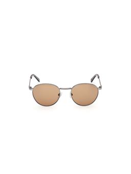 Guess - Brown 100% UV Protected Round Shaped Sunglass For Men (GUS0027208E51SG) (51)