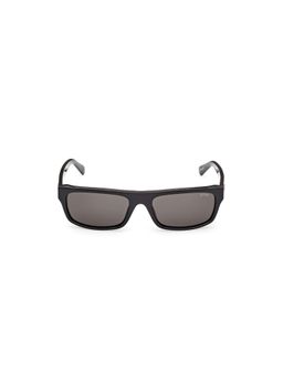 Guess - Grey 100% UV Protected Rectangular Shaped Sunglass For Men (GUS0027601A57SG) (57)