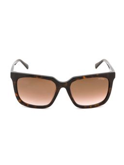 Guess - Brown 100% UV Protected Square Shaped Sunglass For Women (GUS003385452FSG) (54)