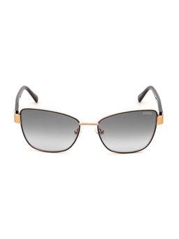 Guess - Grey 100% UV Protected Cat Eye Shaped Sunglass For Women (GUS003395401BSG) (54)