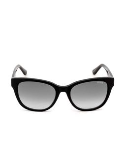 Guess - Grey 100% UV Protected Cat Eye Shaped Sunglass For Women (GUS003405201BSG) (52)
