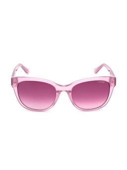 Guess - Pink 100% UV Protected Cat Eye Shaped Sunglass For Women (GUS003405272TSG) (52)