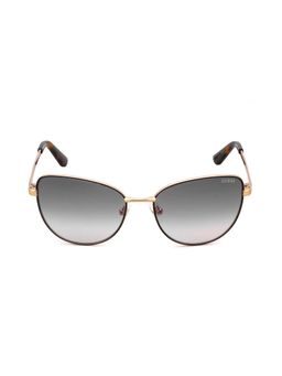 Guess - Grey 100% UV Protected Cat Eye Shaped Sunglass For Women (GUS003415401BSG) (54)