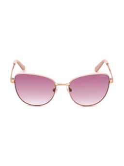 Guess - Purple 100% UV Protected Cat Eye Shaped Sunglass For Women (GUS003415472ZSG) (54)