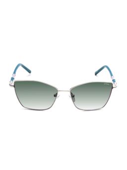 Guess - Green 100% UV Protected Cat Eye Shaped Sunglass For Women (GUS003465632PSG) (56)