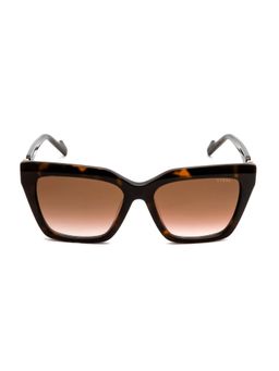 Guess - Brown 100% UV Protected Cat Eye Shaped Sunglass For Women (GUS003475352FSG) (53)