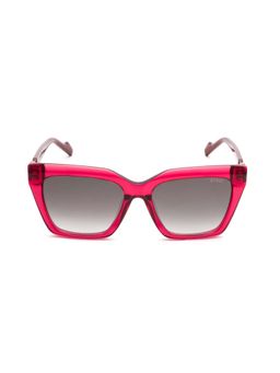 Guess - Grey 100% UV Protected Cat Eye Shaped Sunglass For Women (GUS003475369FSG) (53)