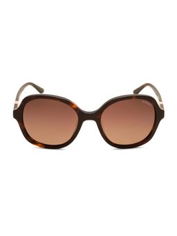 Guess - Brown 100% UV Protected Square Shaped Sunglass For Women (GUS003745452HSG) (54)