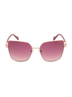 Guess - Pink 100% UV Protected Cat Eye Shaped Sunglass For Women (GUS003775628TSG) (56)
