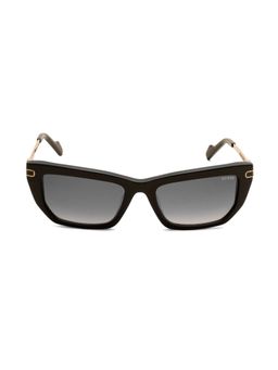 Guess - Grey 100% UV Protected Cat Eye Shaped Sunglass For Women (GUS003785201FSG) (52)