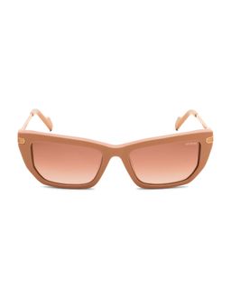 Guess - Brown 100% UV Protected Cat Eye Shaped Sunglass For Women (GUS003785257FSG) (52)