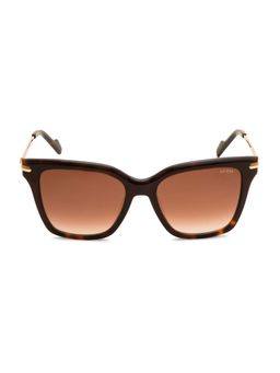 Guess - Brown 100% UV Protected Square Shaped Sunglass For Women (GUS003805352FSG) (53)