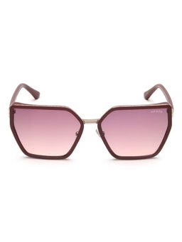 Guess - Pink 100% UV Protected Hexagonal Shaped Sunglass For Women (GUS787169Z59SG) (59)