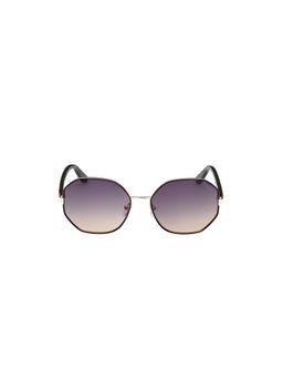 Guess - Grey 100% UV Protected Hexagonal Shaped Sunglass For Women (GUS7880-H5805BSG) (58)