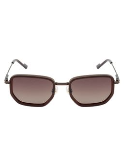 Royal Enfield - Brown Men Hexagon Sunglass (RE-20043-C02-51) (51)
