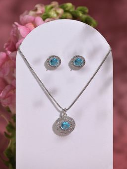 JEWELZ - Jewel Ad Necklace Set Chain Pendant With Earring Set