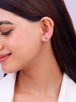 GIVA - Sterling Silver-Red Heart in Heart Earrings for Womens