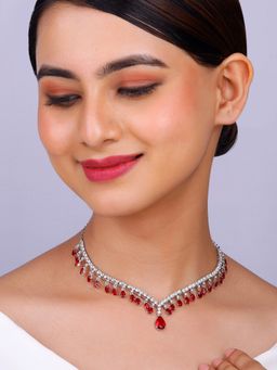 GIVA - Sterling Silver Better Half Necklace for Womens