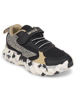 LIBERTY - Leap7x DENIAL-2 Sports Non Lacing Walking Shoes for Boys - Black