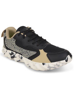 LIBERTY - Leap7x DENIAL-2L Sports Lacing Walking Shoes for Boys - Black