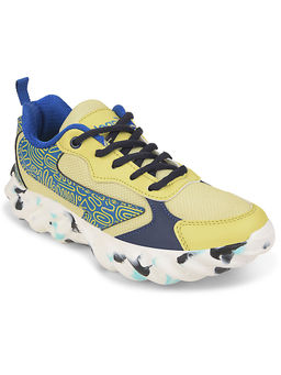 LIBERTY - Leap7x DENIAL-2L Sports Lacing Walking Shoes for Boys - Yellow