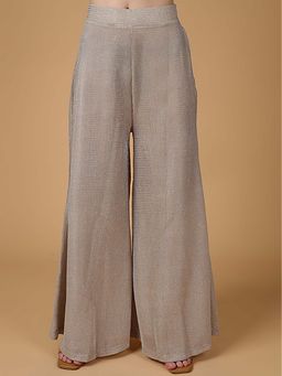 Saffe - Women Beige Embellished Stylish Party Pant