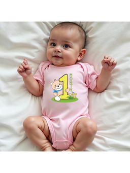 KNITROOT - One Month Bear Onesie (0-3 Months)