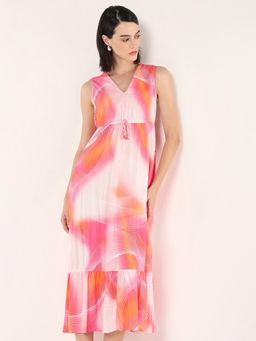 RAREISM - Women Luanda Multi Fit and Flare Midi Dress