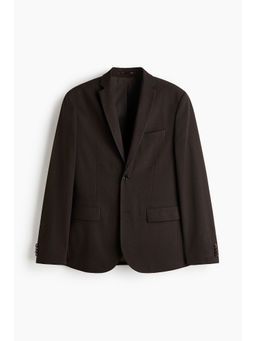 H&M - Men Brown Slim Fit Single-breasted jacket