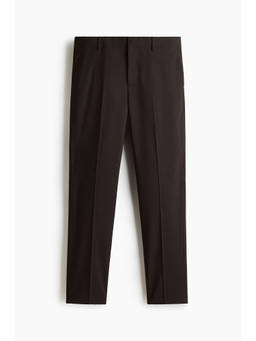 H&M - Men Brown Slim Fit Suit trousers