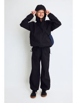 H&M - Boys Black Regular Fit Rain Trousers with Stormmove