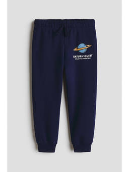 H&M - Boys Blue Brushed-Inside Joggers