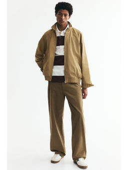 H&M - Men Green Relaxed Fit Cotton chinos