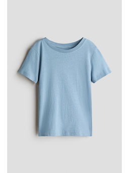 H&M - Boys Blue Cotton T-Shirt