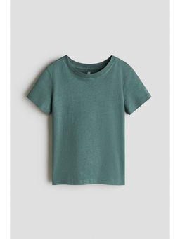 H&M - Boys Green Cotton T-Shirt