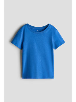 H&M - Boys Blue Cotton T-Shirt