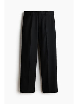 H&M - Men Black Regular Fit Tailored trousers