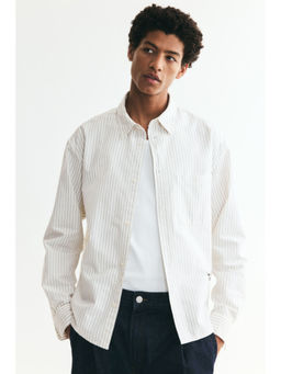 H&M - Men White Relaxed Fit Oxford shirt
