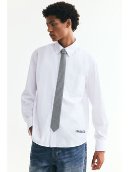 H&M - Men White Relaxed Fit Shirt