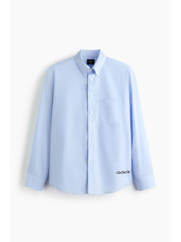 H&M - Men Blue Relaxed Fit Shirt