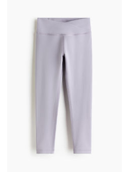 H&M - Girls Purple Sports Leggings with Softmove