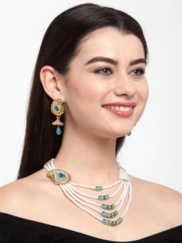 Anika's Creations - Anika's Creation Designer Pearl Necklace Set