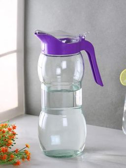 Smartserve - Glass Jug 1.5L Transparent & Purple