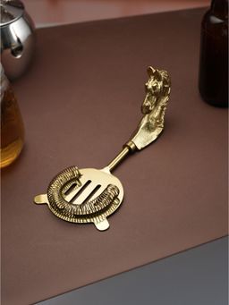 Trovea's - Saddle Sieve Cocktail Strainer-Gold